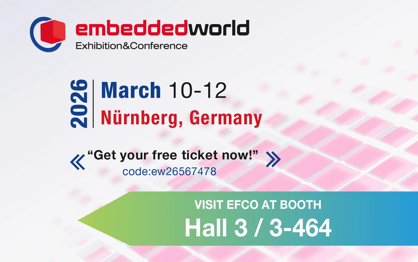 embedded world 2026 - EFCO Technology